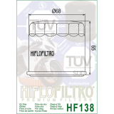 Filtro de Aceite Hiflofiltro HF138C | RCMotos