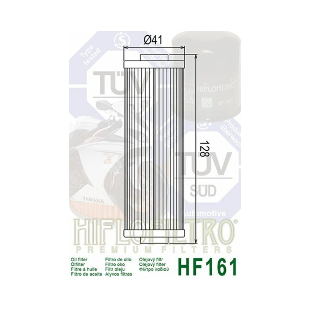 Filtro de Aceite Hiflofiltro HF161 | RCMotos