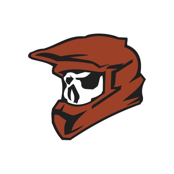 LOGO SKULL MOTOCROSS