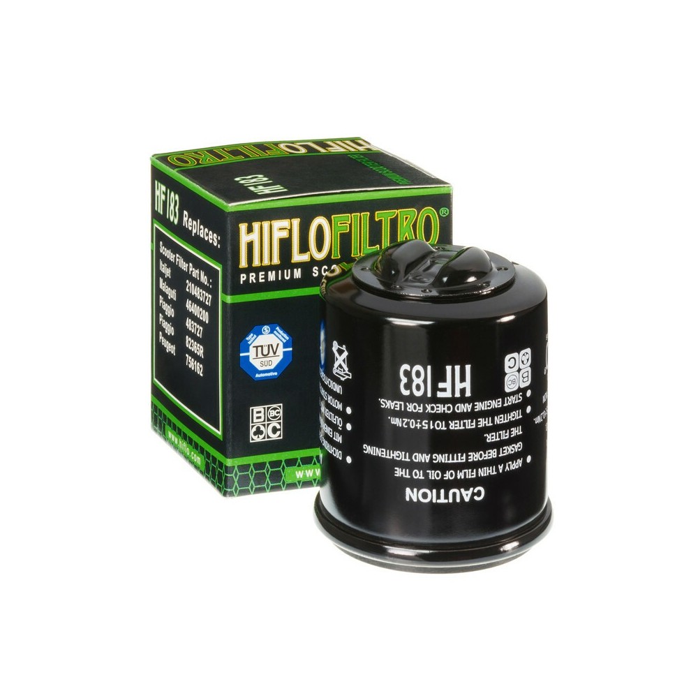 Filtro de Aceite Hiflofiltro HF183 | RCMotos