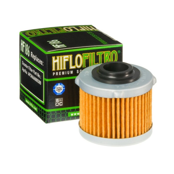 Filtro de Aceite Hiflofiltro HF186 | RCMotos