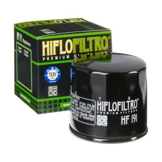 Filtro de Aceite Hiflofiltro HF191 | RCMotos