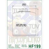 Filtro de Aceite Hiflofiltro HF199 | RCMotos