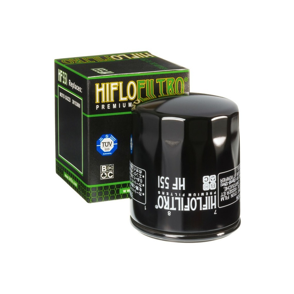 Filtro de Aceite Hiflofiltro HF551 | RCMotos