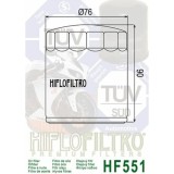 Filtro de Aceite Hiflofiltro HF551 | RCMotos