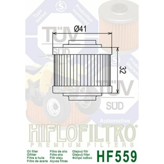 Filtro de Aceite Hiflofiltro HF559 | RCMotos