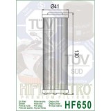Filtro de Aceite Hiflofiltro HF650 | RCMotos