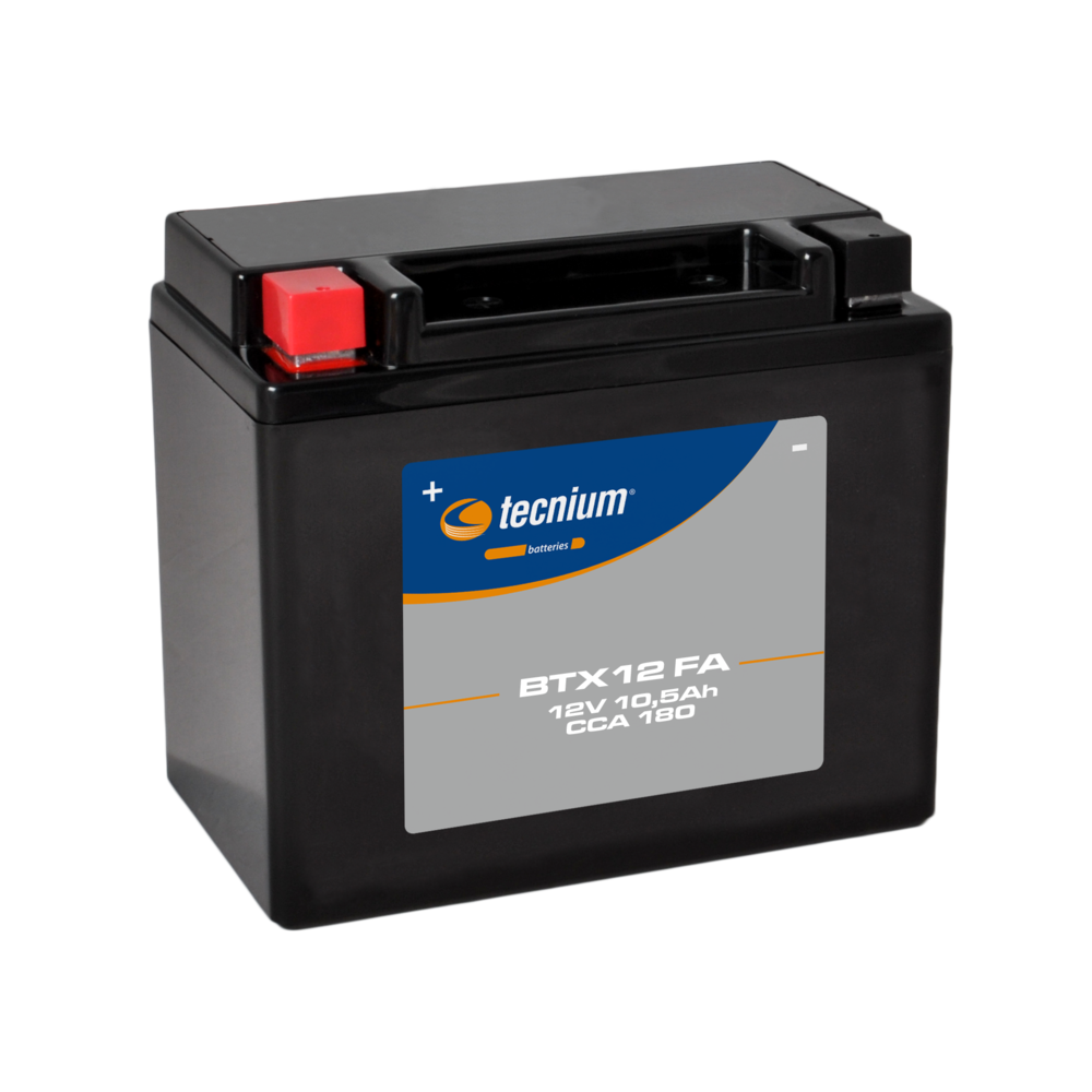 Batería TECNIUM activada BTX12 | Batería moto Tecnium