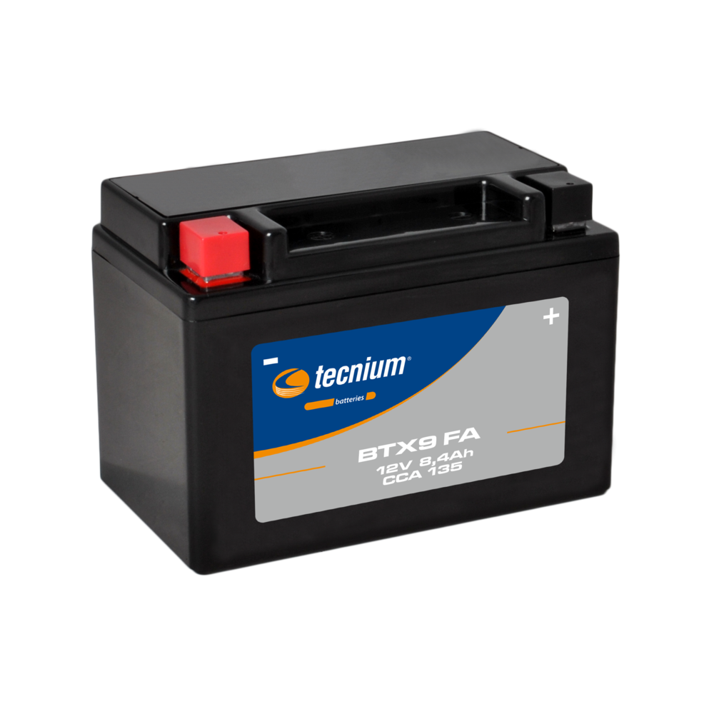 Batería TECNIUM activada BTX9 FA | Batería moto Tecnium