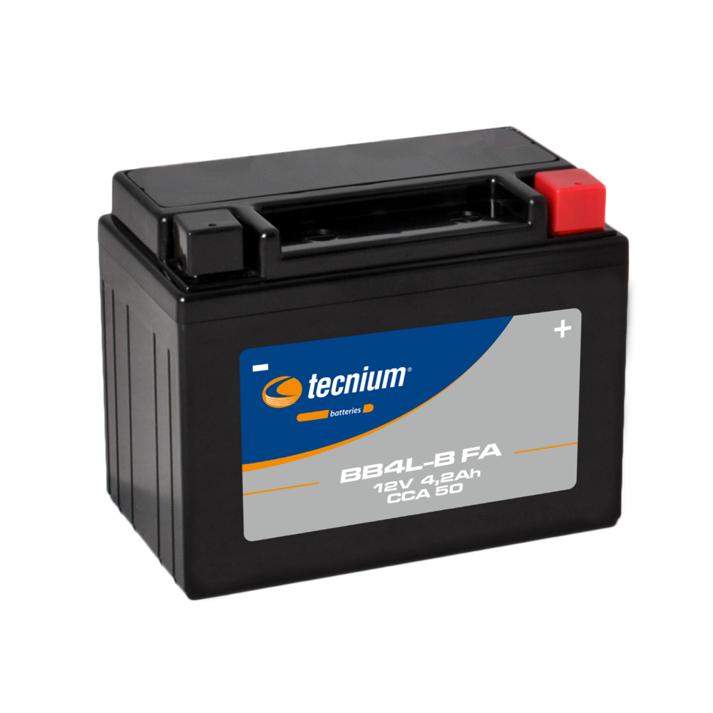 Batería TECNIUM activada BB4L-B | Batería moto Tecnium