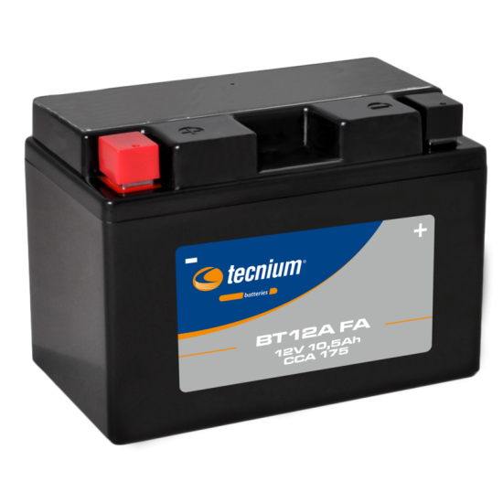 Batería TECNIUM activada BT12A | Batería moto Tecnium