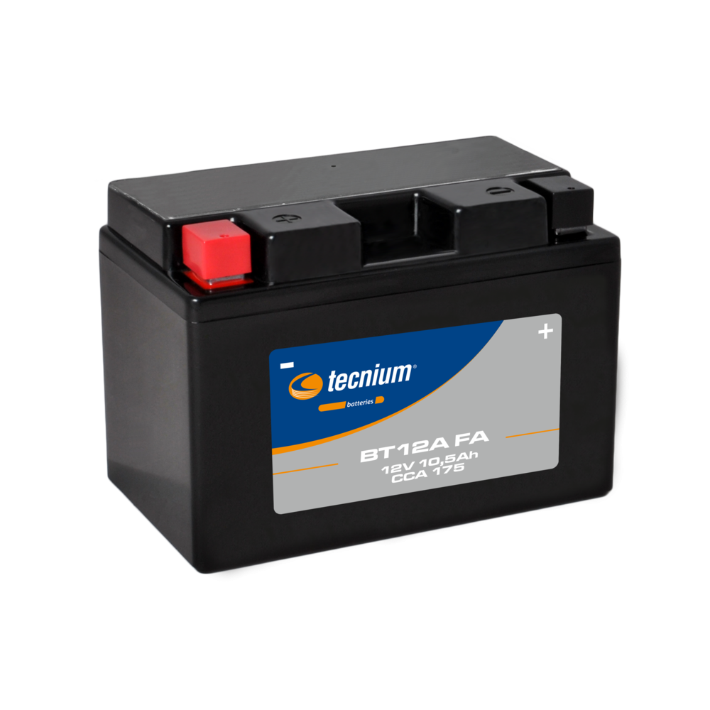 Batería TECNIUM activada BT12A | Batería moto Tecnium