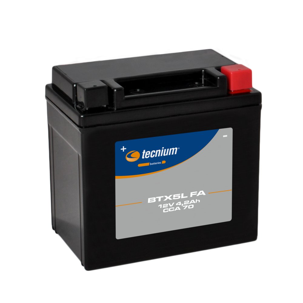 Batería TECNIUM activada BTX5L | Batería moto Tecnium