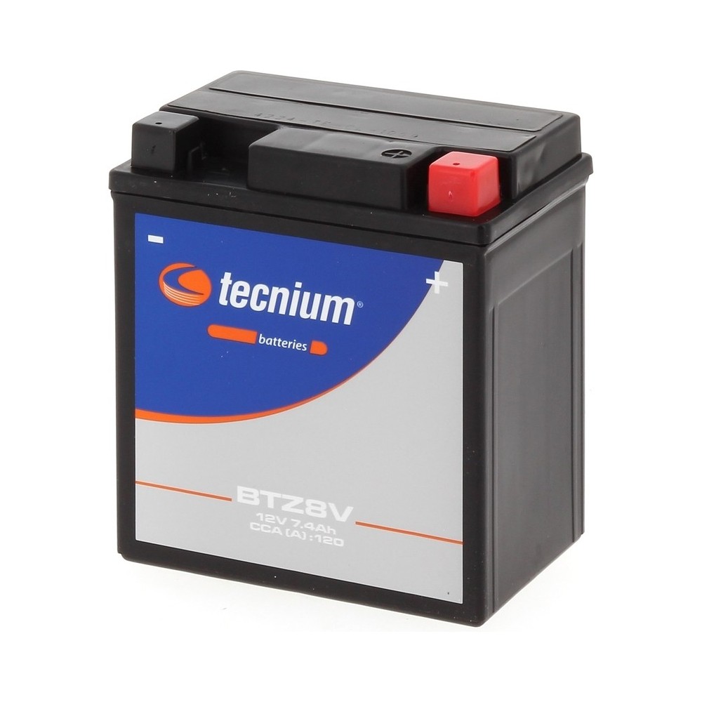 Batería TECNIUM activada de fábrica BTZ8V | Batería moto Tecnium