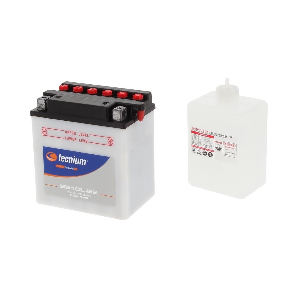 Batería TECNIUM BB10L-B2 fresh pack | Batería moto Tecnium