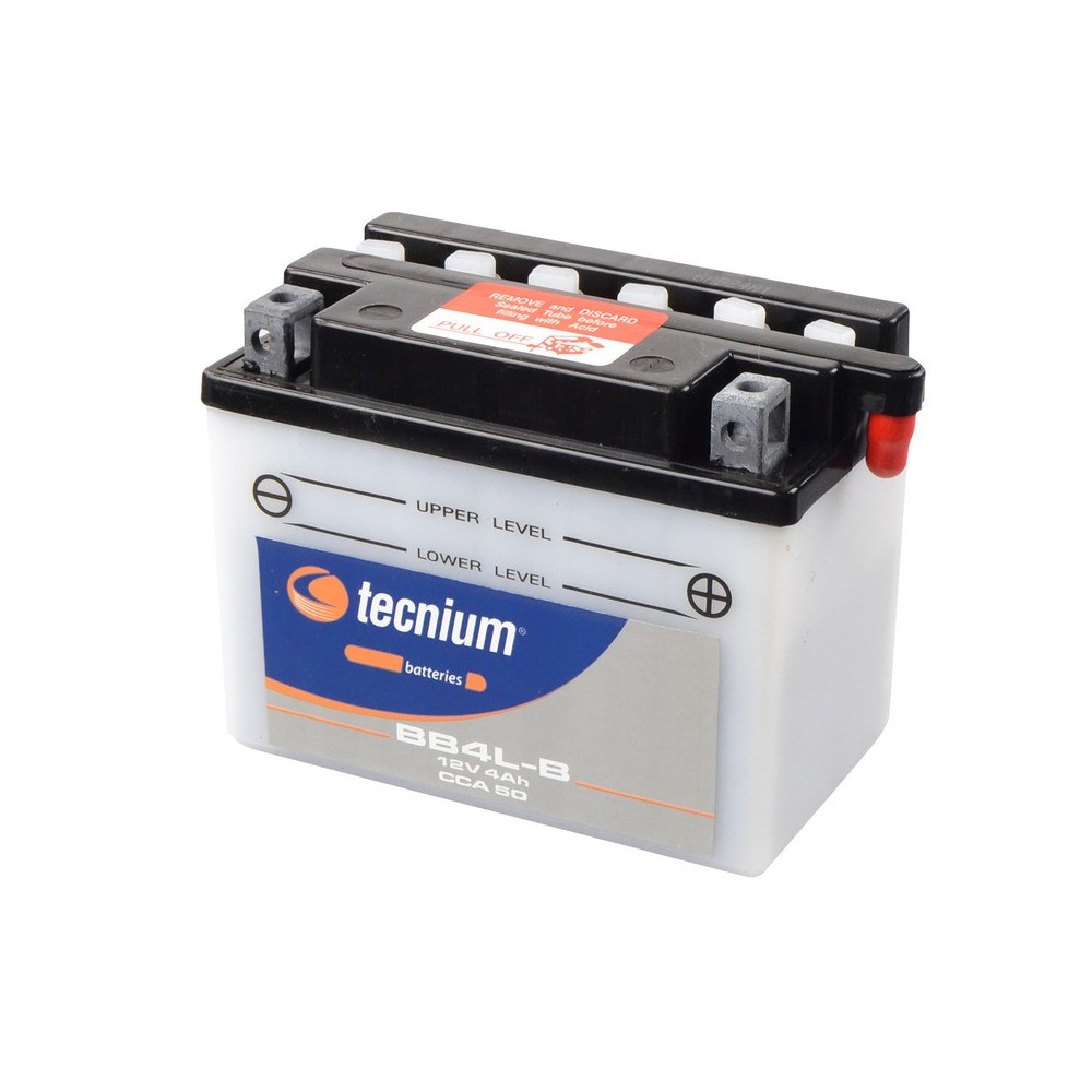 Batería TECNIUM BB4L-B fresh pack | Batería moto Tecnium