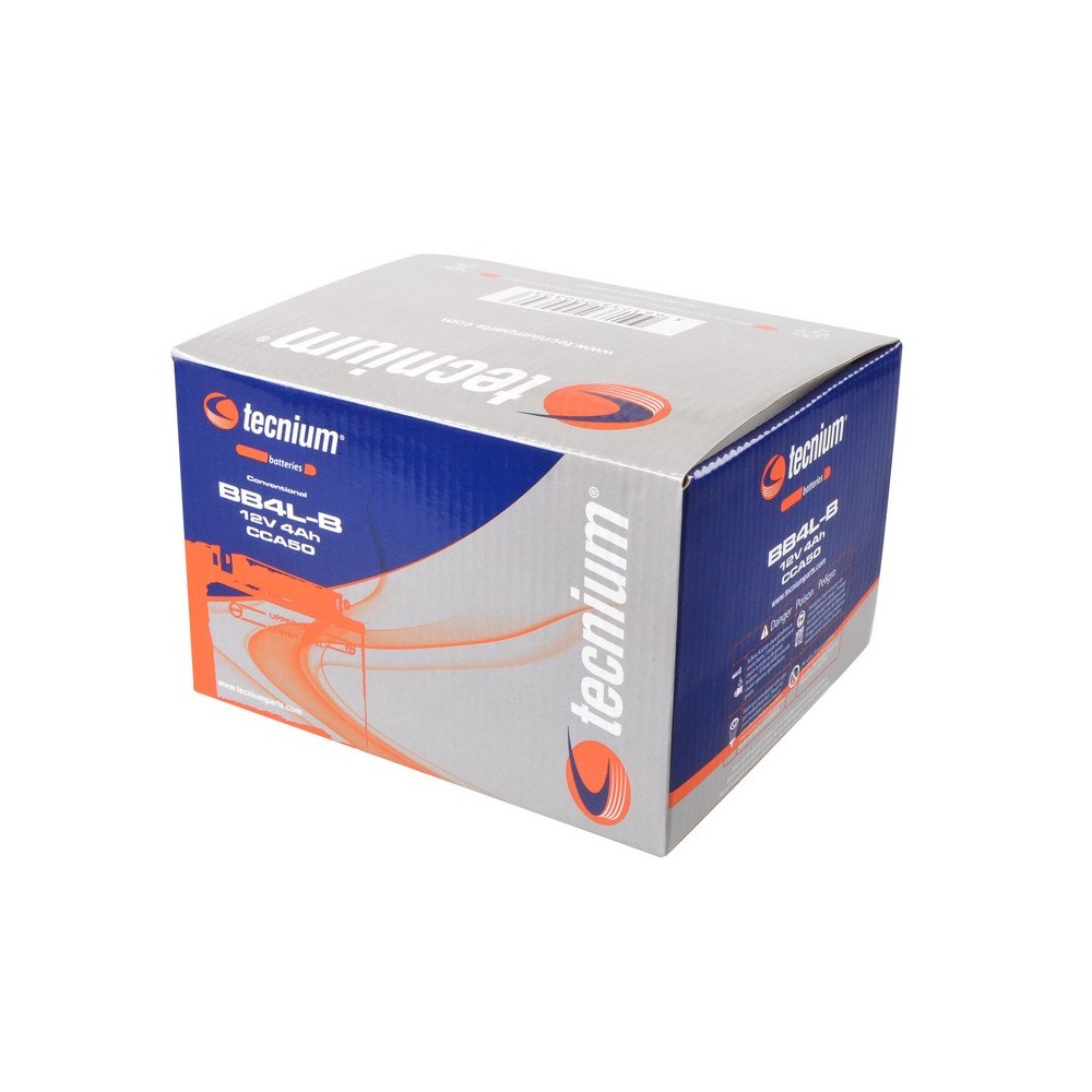 Batería TECNIUM BB4L-B fresh pack | Batería moto Tecnium