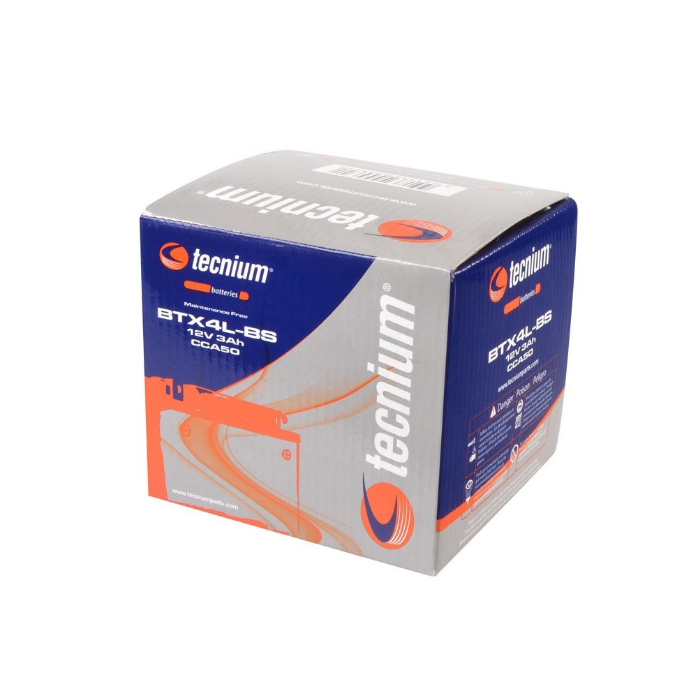 Batería TECNIUM BTX4L-BS | Batería moto Tecnium