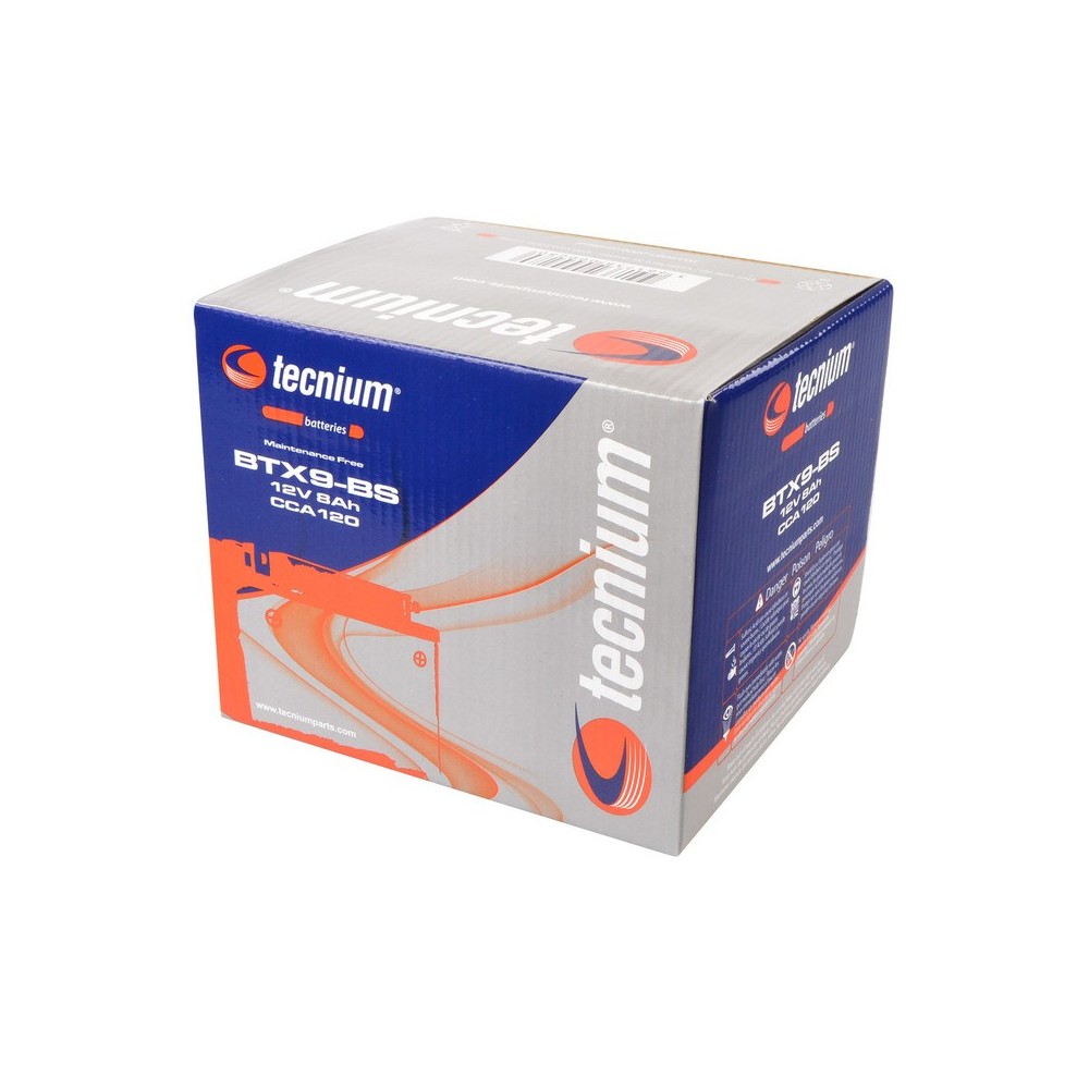Batería TECNIUM BTX9-BS | Batería moto Tecnium