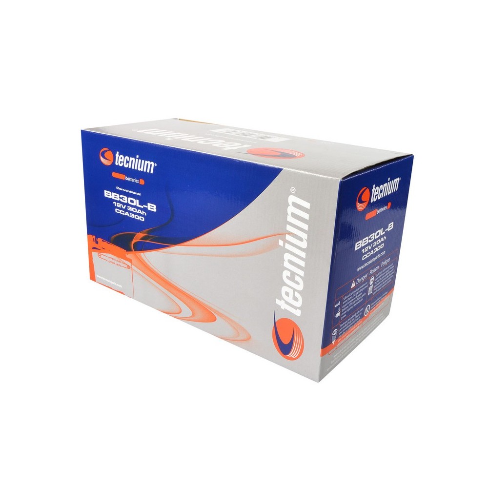 Batería TECNIUM BB30L-B fresh pack | Batería moto Tecnium