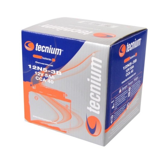 Batería TECNIUM 12N5-3B fresh pack | Batería moto Tecnium