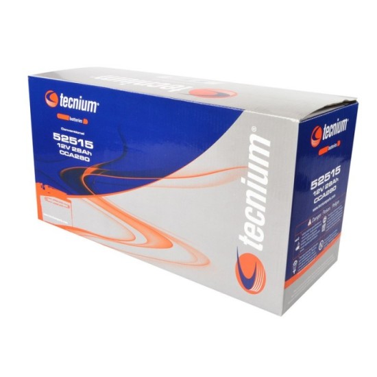 Batería TECNIUM 52515 fresh pack | Batería moto Tecnium