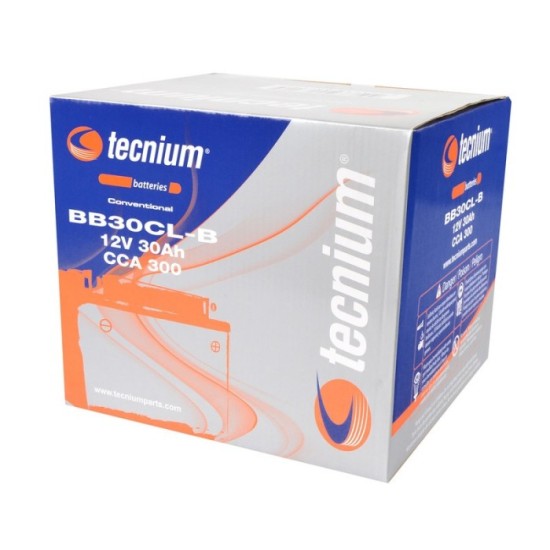 Batería TECNIUM BB30CL-B fresh pack | Batería moto Tecnium