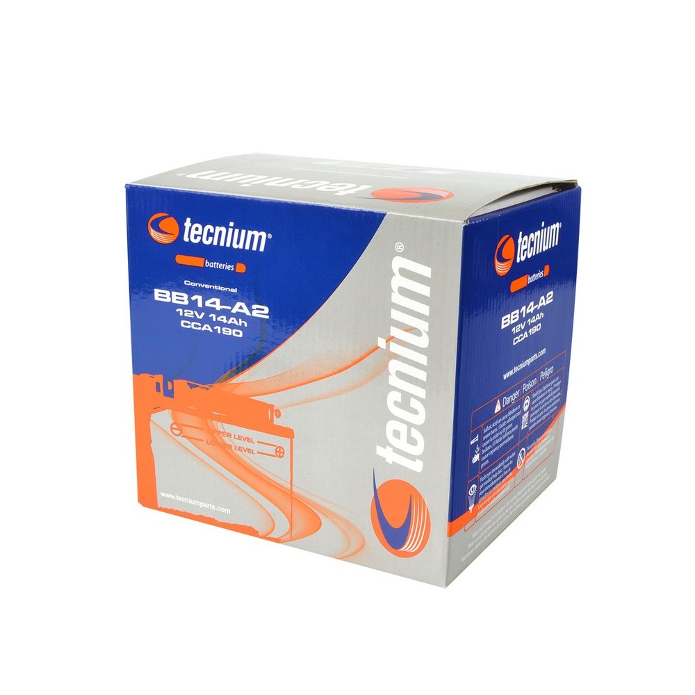 Batería TECNIUM BB14-A2 fresh pack | Batería moto Tecnium