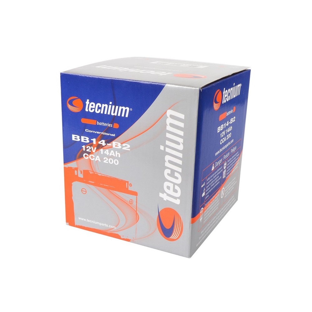 Batería TECNIUM BB14-B2 fresh pack | Batería moto Tecnium
