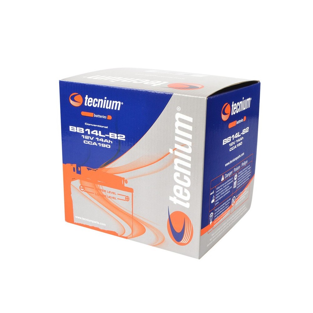 Batería TECNIUM BB14L-B2 fresh pack | Batería moto Tecnium