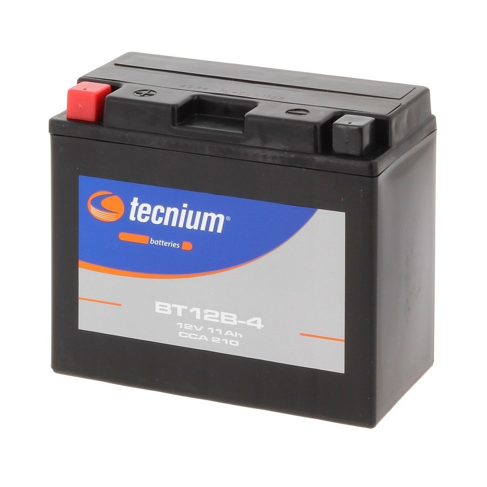 Batería TECNIUM activada BT12B-4 | Batería moto Tecnium
