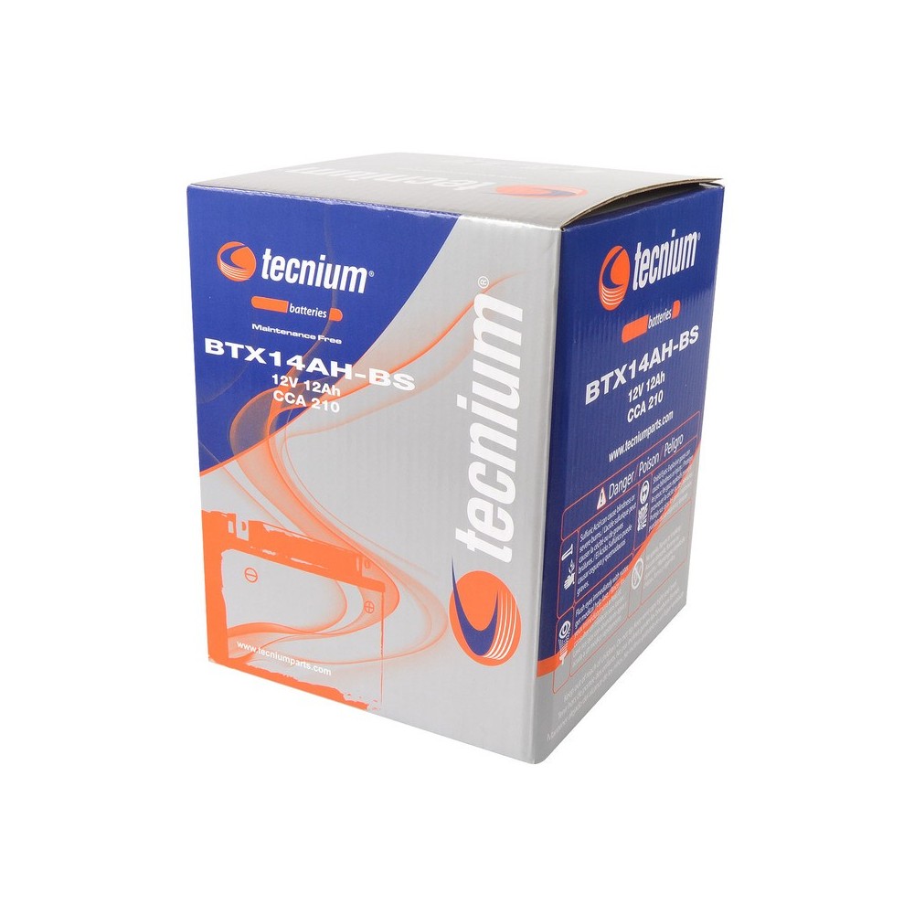 Batería TECNIUM BTX14AH-BS | Batería moto Tecnium