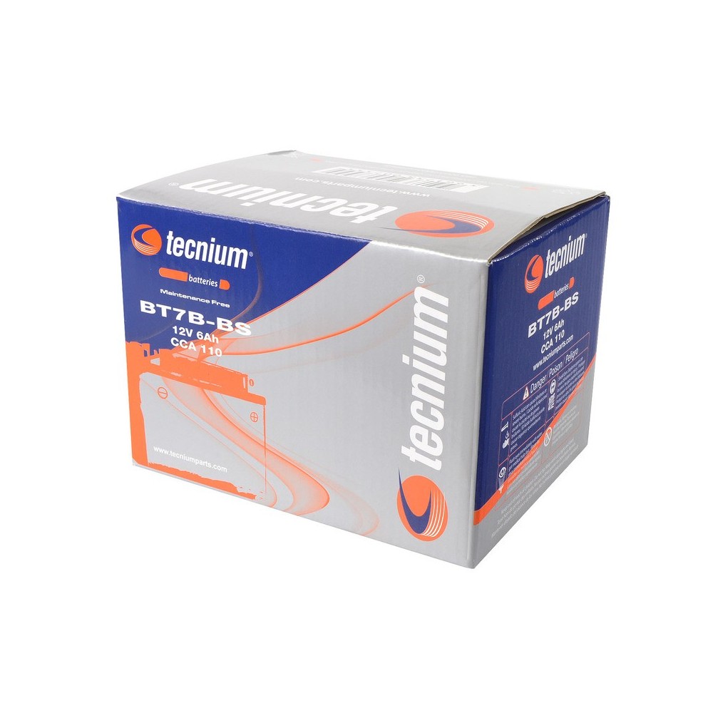 Batería TECNIUM BT7B-BS | Batería moto Tecnium