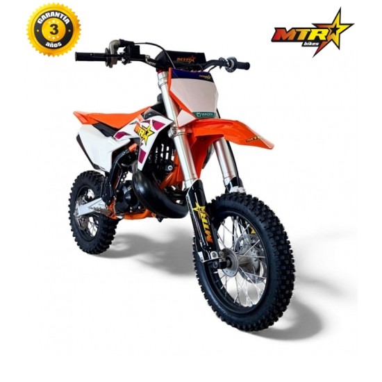 Minicross MTR 50cc 2T modelo 2026 | Pitbike infantil estilo KTM
