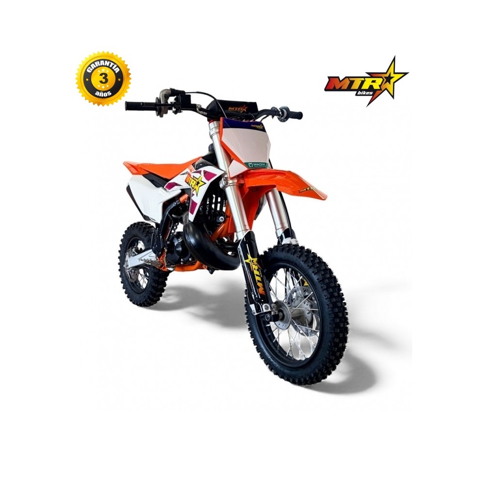 Minicross MTR 50cc 2T modelo 2026 | Pitbike infantil estilo KTM
