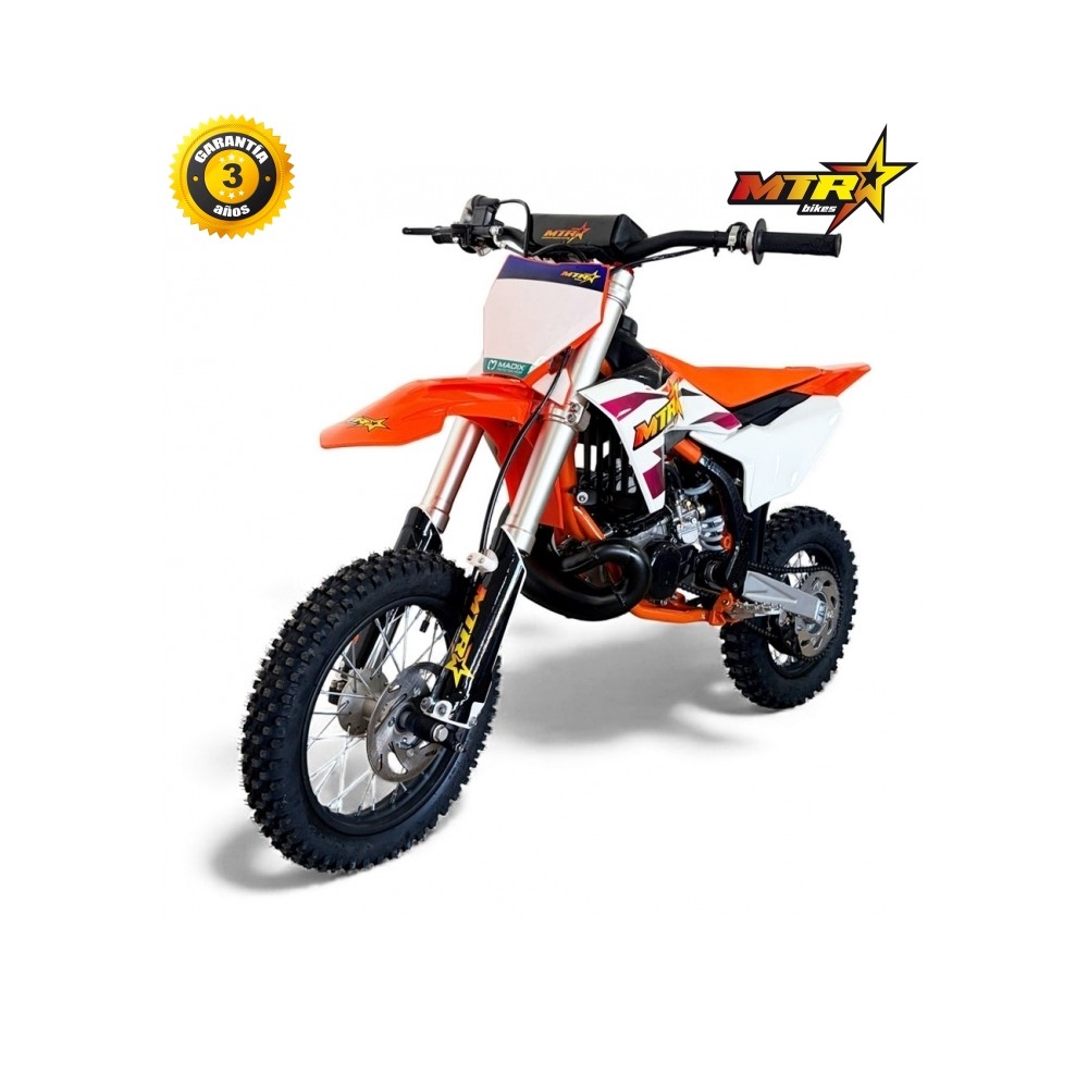 Minicross MTR 50cc 2T modelo 2026 | Pitbike infantil estilo KTM