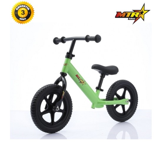 Bicicleta sin pedales infantil MTR | Balance bike niños 3-6 años