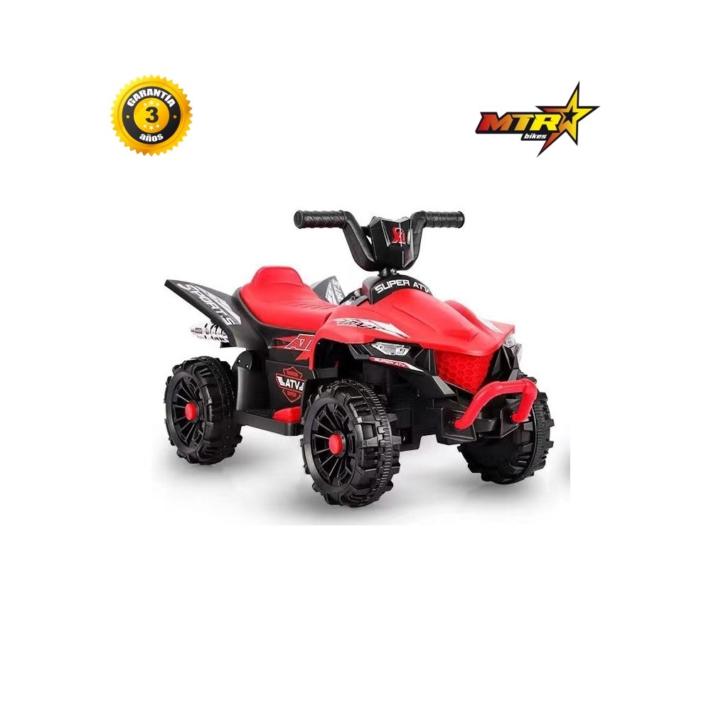 Miniquad eléctrico infantil MTR 6V | Quad niños con luces y bluetooth