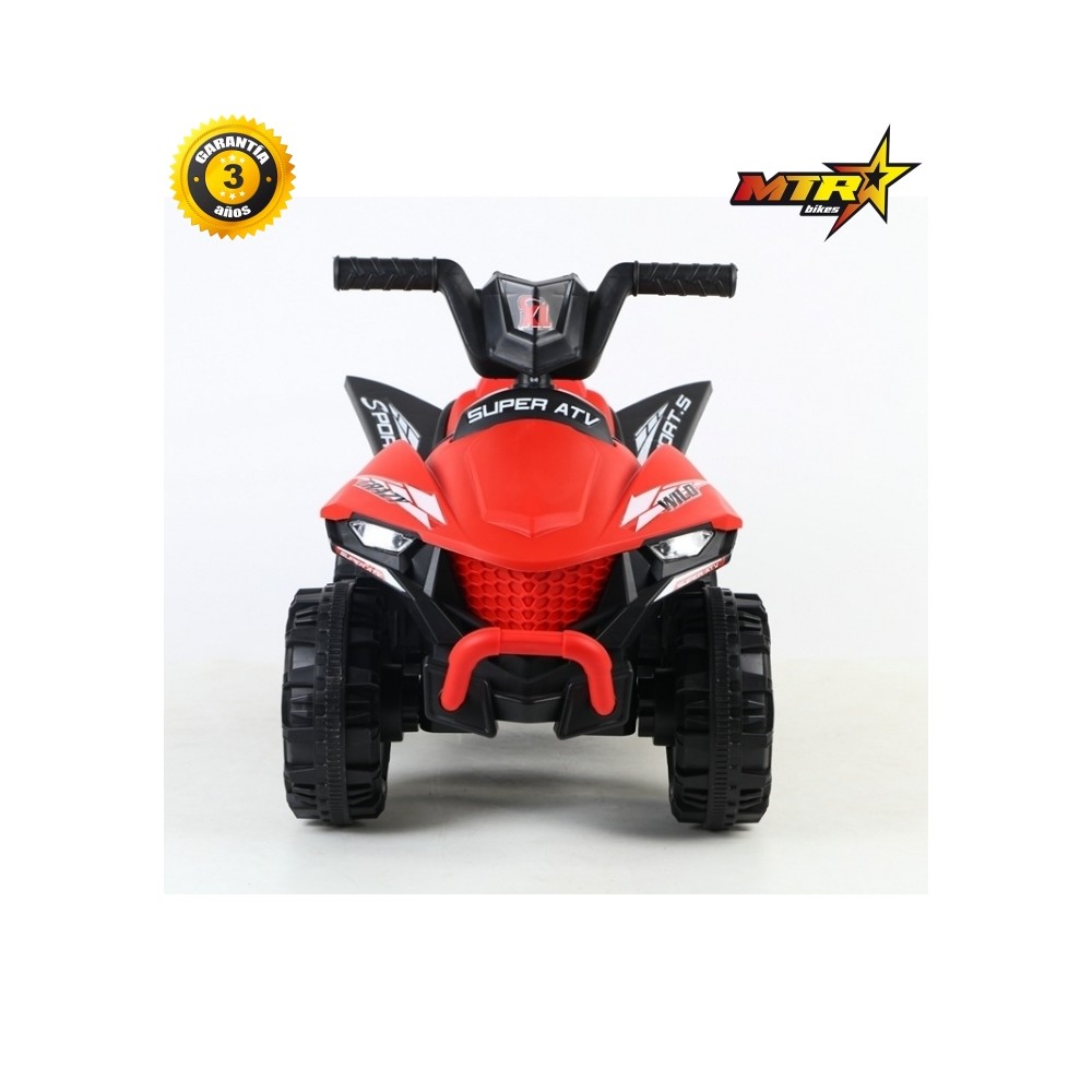 Miniquad eléctrico infantil MTR 6V | Quad niños con luces y bluetooth