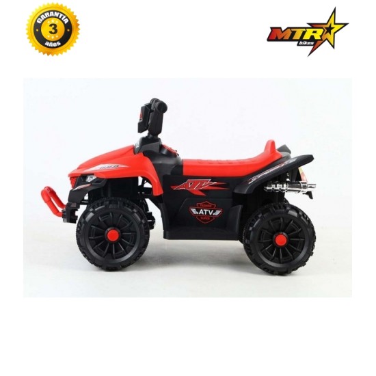 Miniquad eléctrico infantil MTR 6V | Quad niños con luces y bluetooth