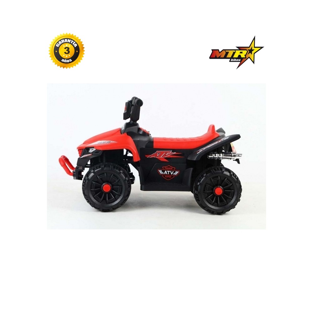 Miniquad eléctrico infantil MTR 6V | Quad niños con luces y bluetooth