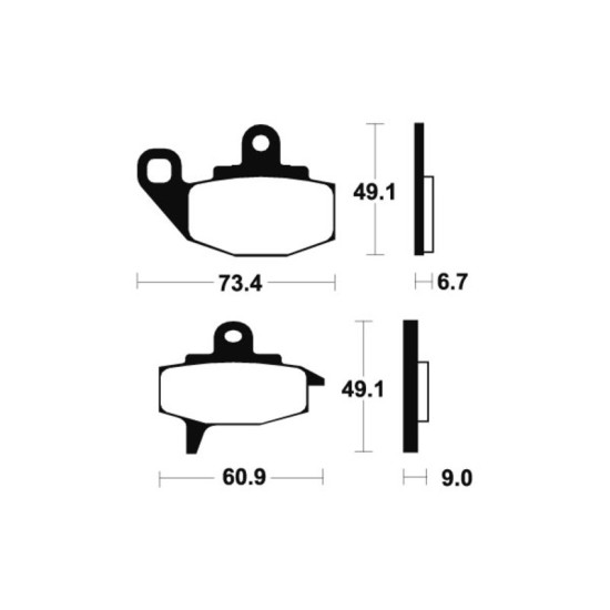 Pastillas de Freno Tecnium | Potencia y control al frenar  RCMotos