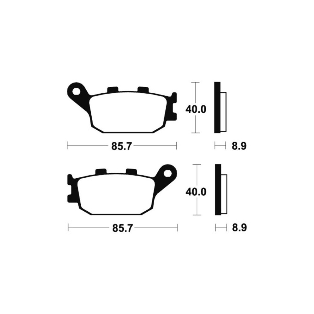 Pastillas de Freno Tecnium | Potencia y control al frenar  RCMotos
