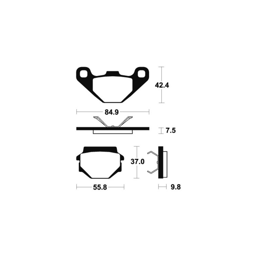 Pastillas de Freno Tecnium | Potencia y control al frenar  RCMotos