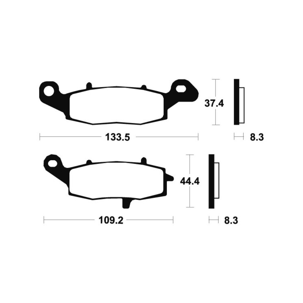 Pastillas de Freno Tecnium | Potencia y control al frenar  RCMotos