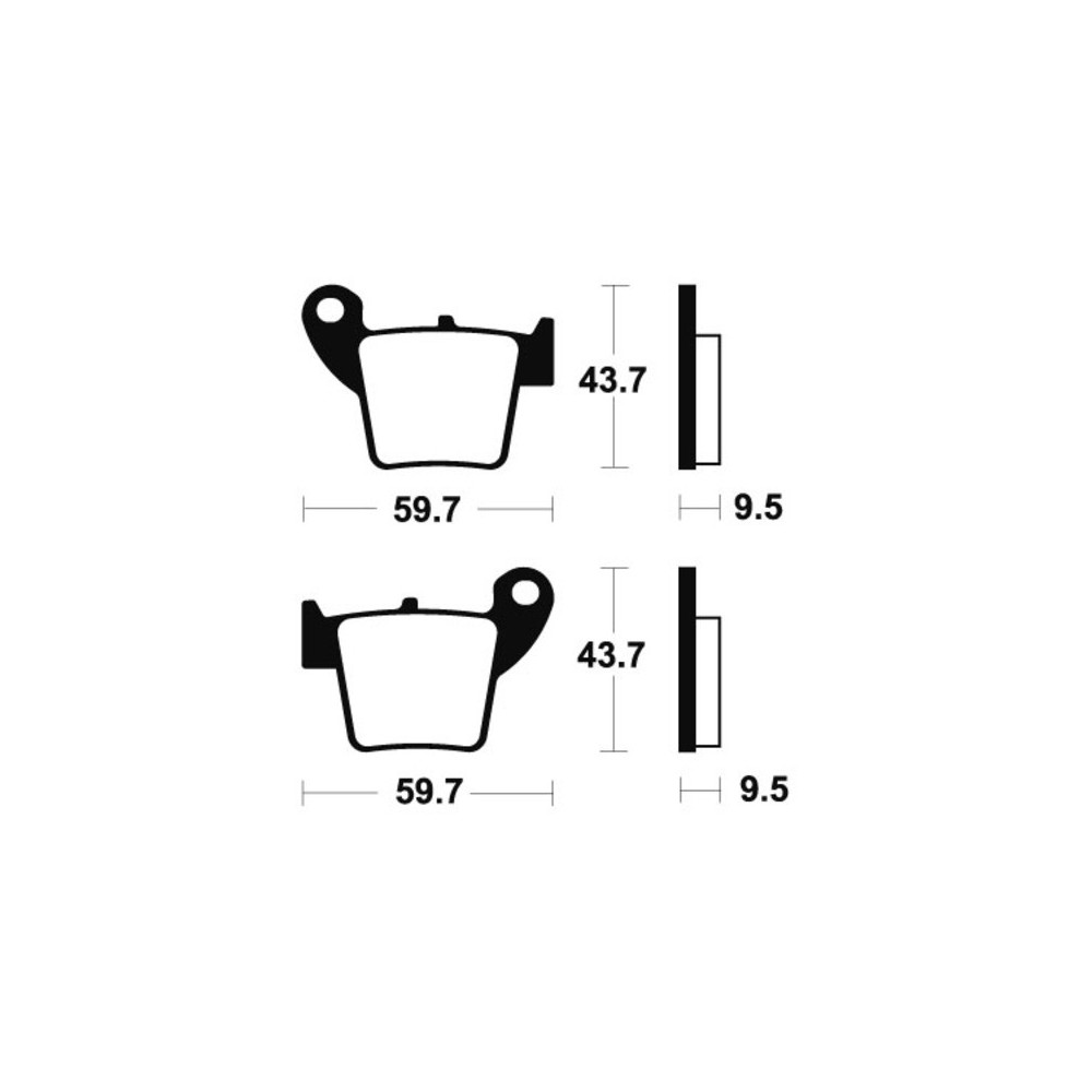 Pastillas de Freno Tecnium | Potencia y control al frenar  RCMotos