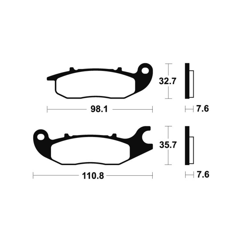 Pastillas de Freno Tecnium | Potencia y control al frenar  RCMotos