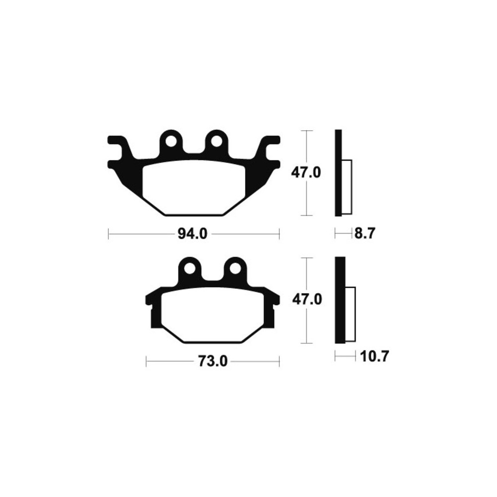 Pastillas de Freno Tecnium | Potencia y control al frenar  RCMotos