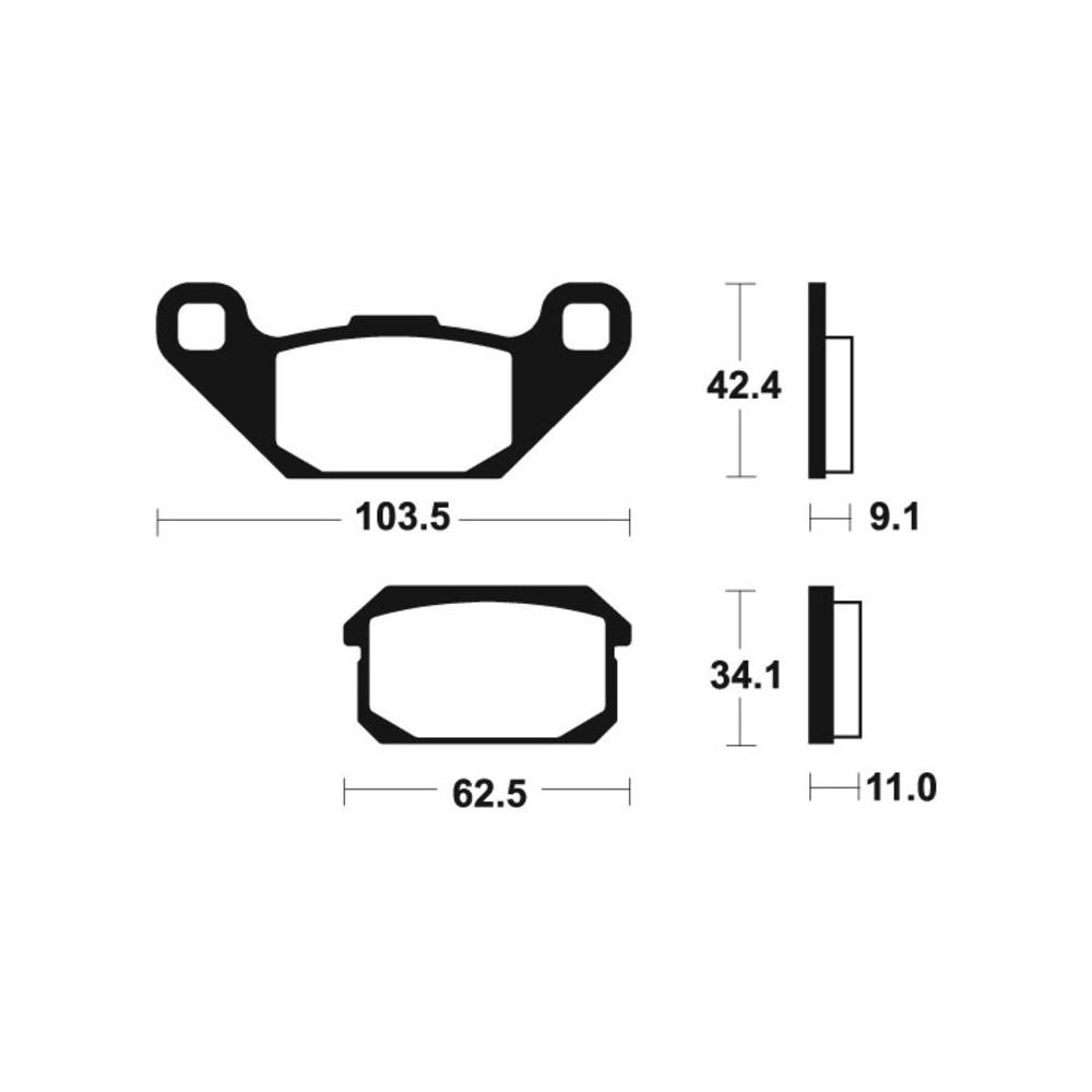 Pastillas de Freno Tecnium | Potencia y control al frenar  RCMotos