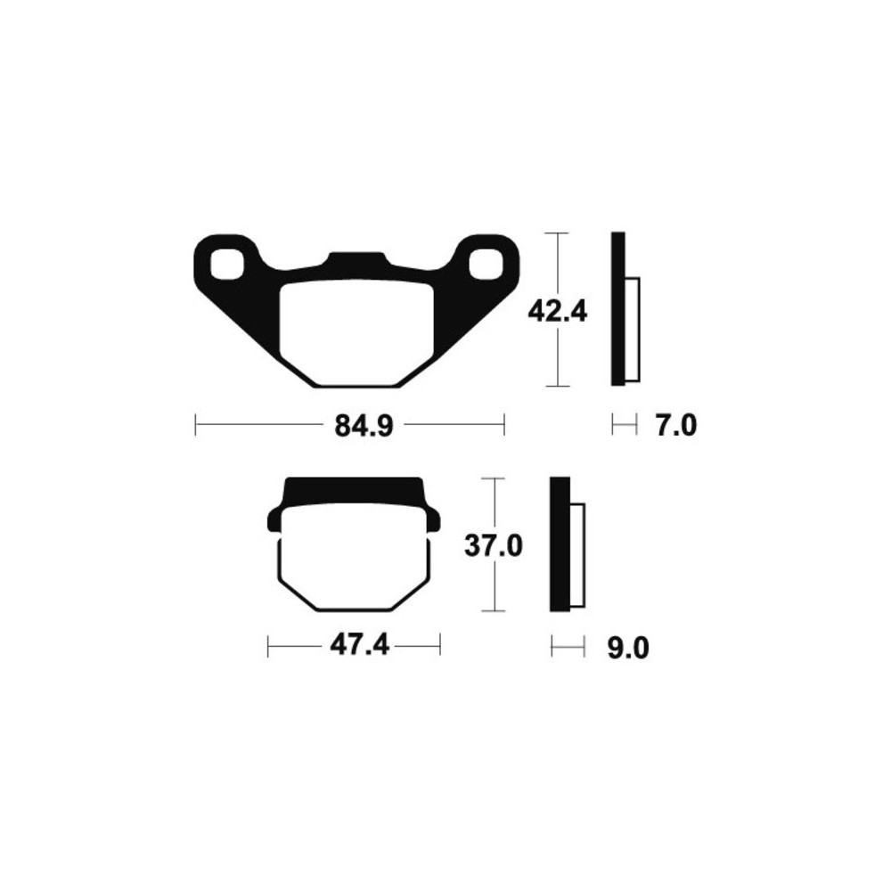 Pastillas de Freno Tecnium | Potencia y control al frenar  RCMotos